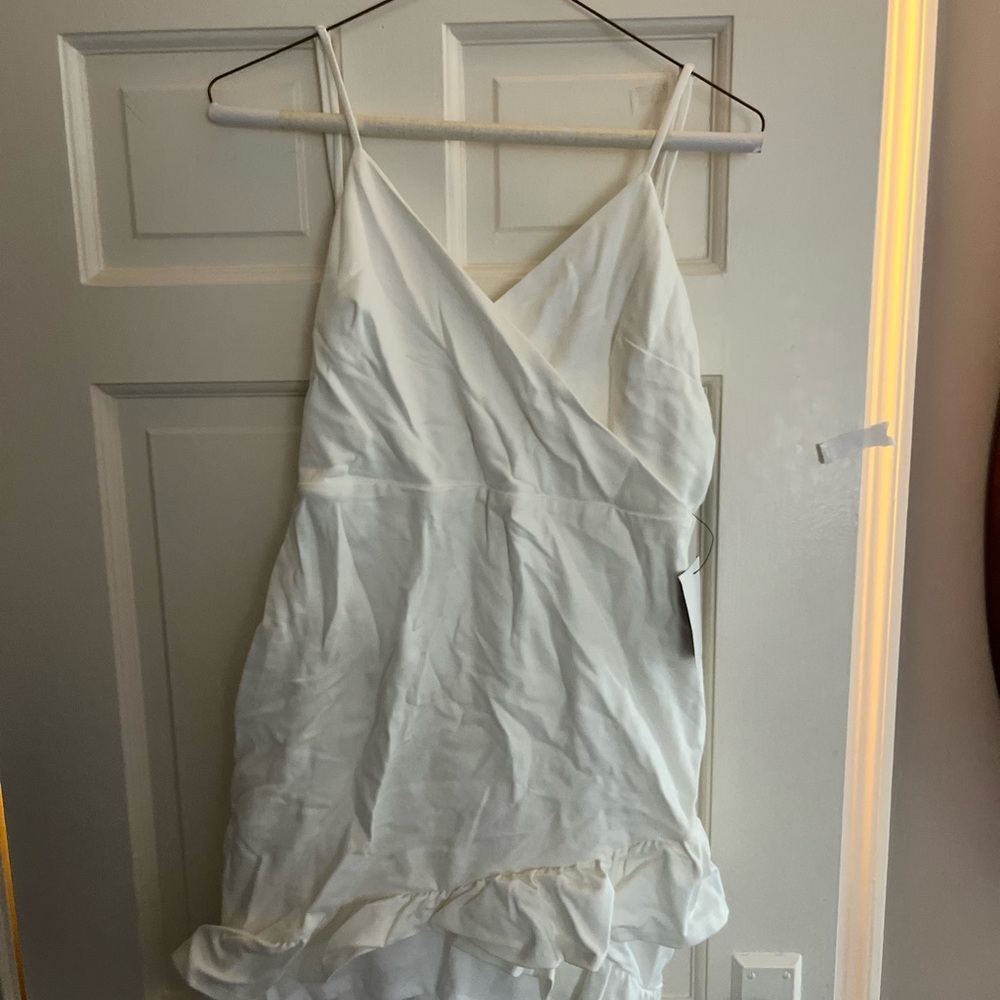 White Wrap Dress